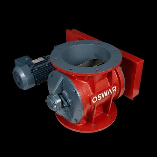 Blow-Through Controlled Flow Rotary Valve - Circular variant