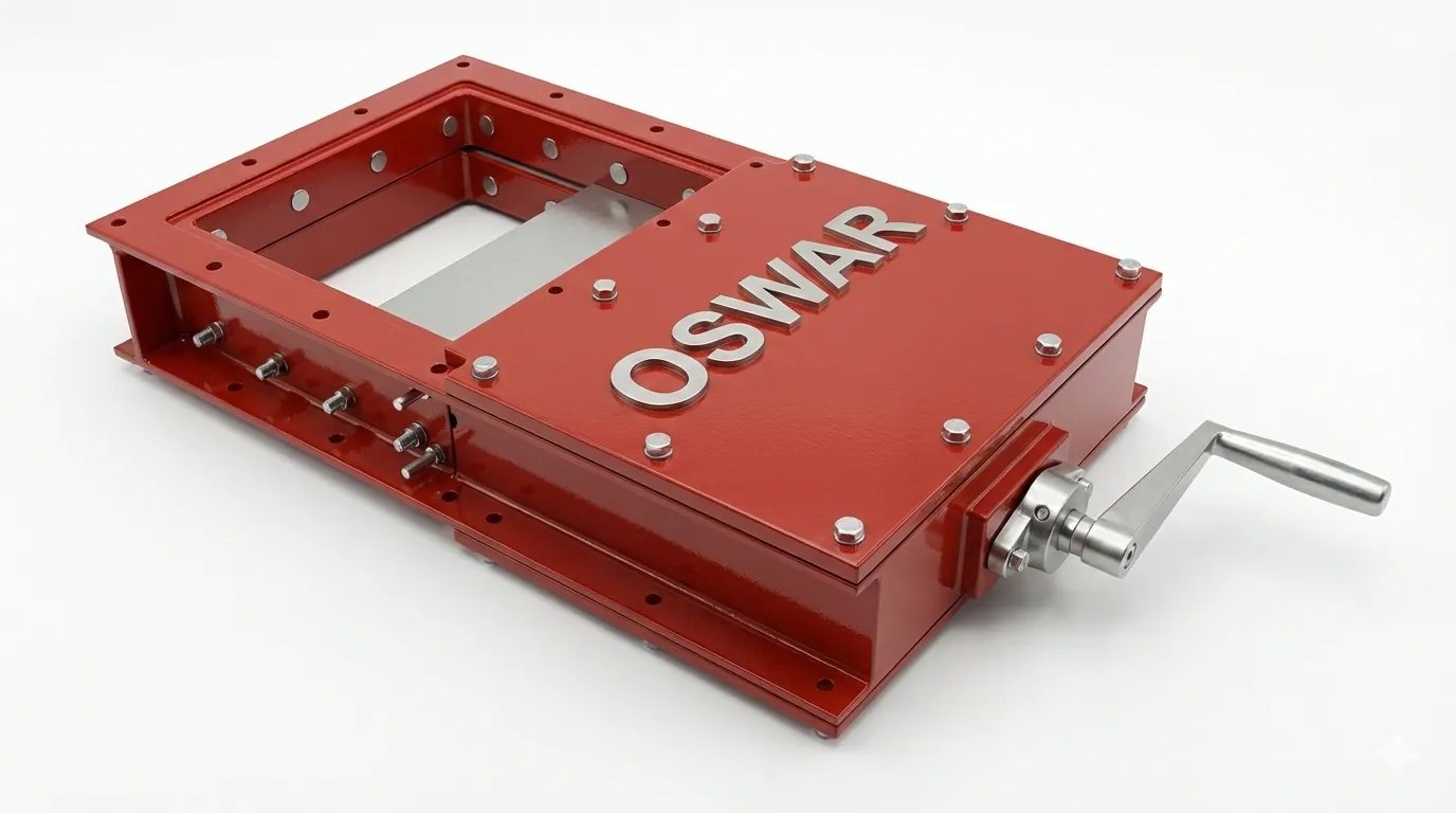 Manual Slide Gate Valve - Square variant